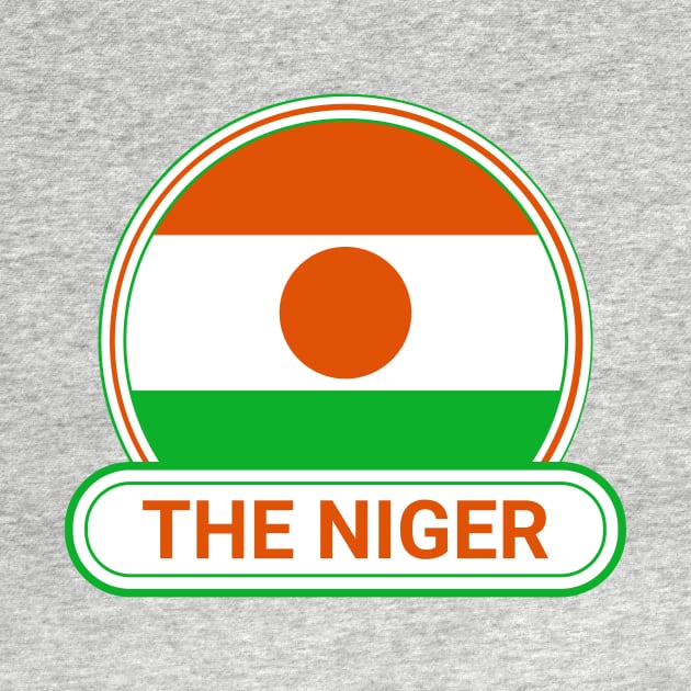 The Niger Country Badge - The Niger Flag by Yesteeyear